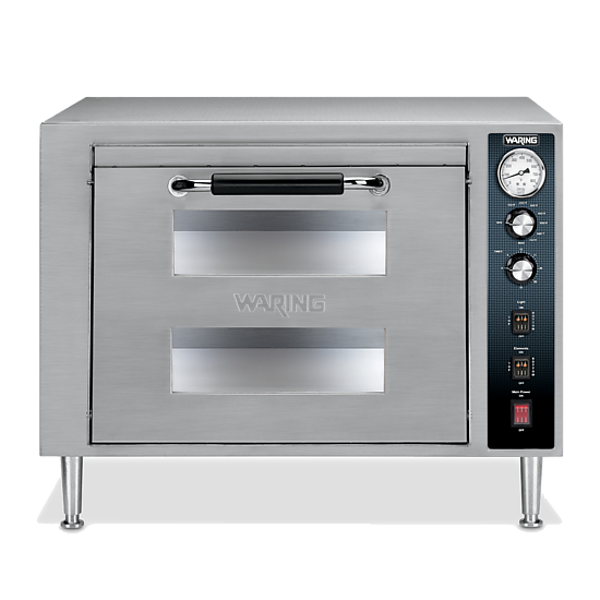 Waring WPO700 Commercial Single Compartment/Double-Deck Pizza Oven, 240V-3200W
