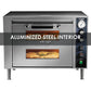 Waring WPO700 Commercial Single Compartment/Double-Deck Pizza Oven, 240V-3200W