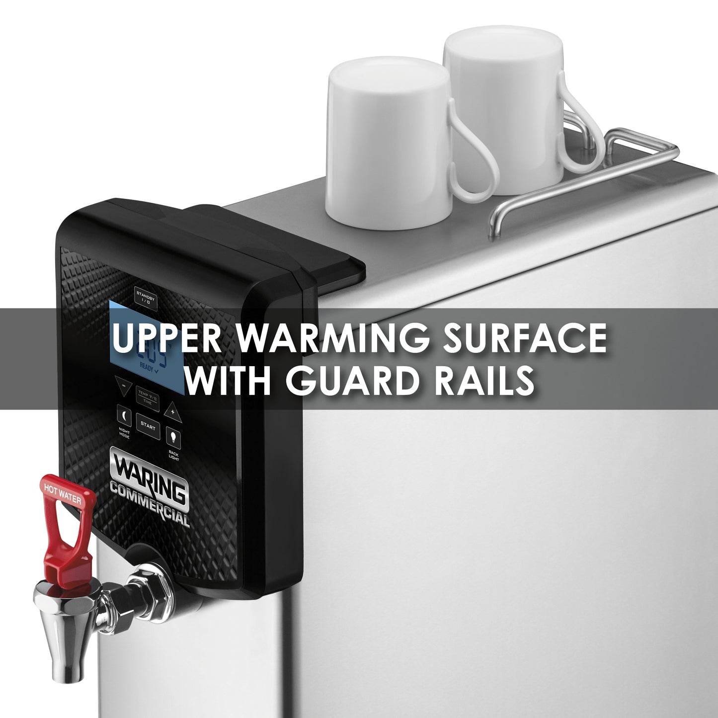 Waring WWB3G 3 Gallon Hot Water Dispenser, 120V, 5-15 Plug