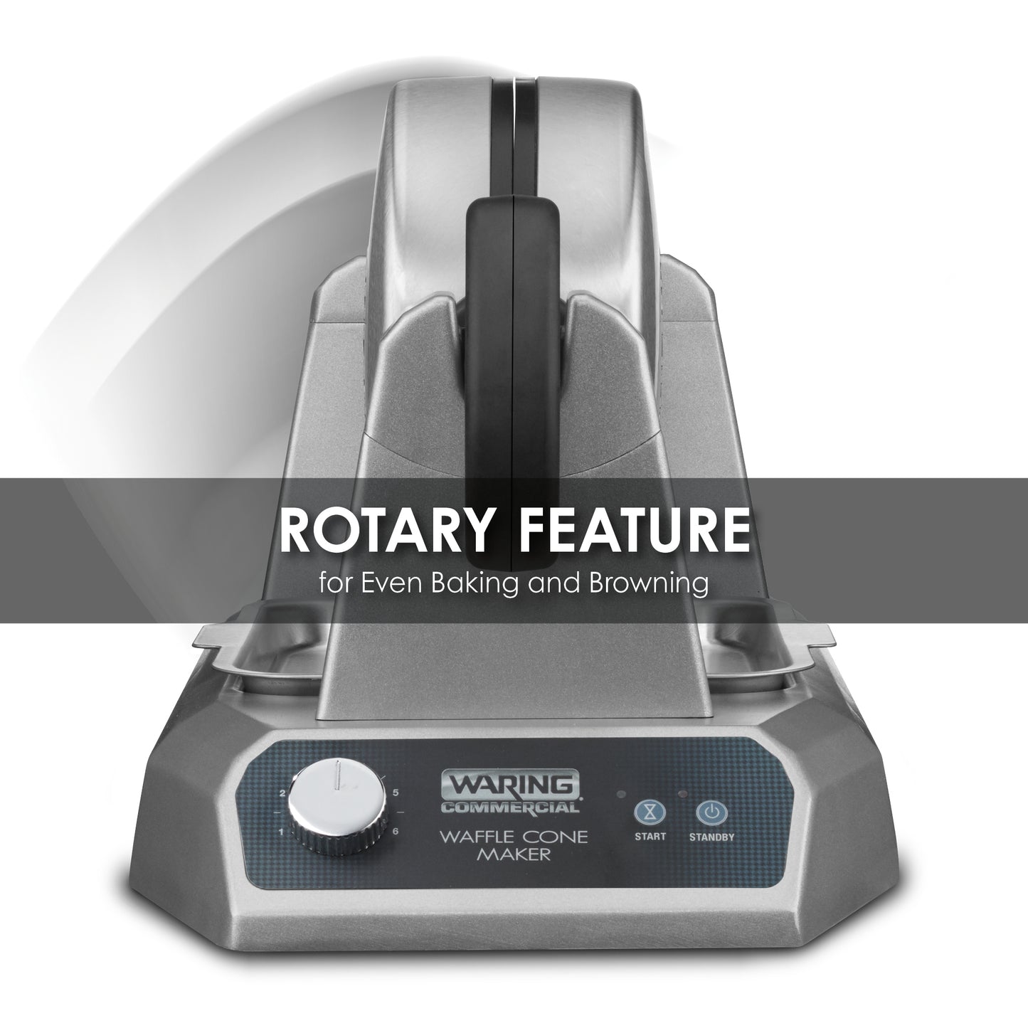 Waring WWCM180 Heavy-Duty Waffle Cone Maker — 120V, 1200 Watts