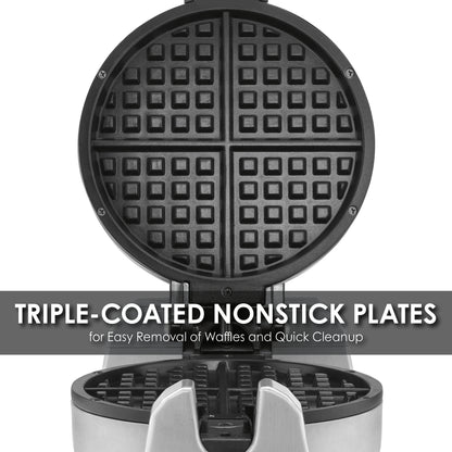 Waring WWD180X Heavy-Duty Classic Waffle Maker with Serviceable Plates — 120V, 1200W