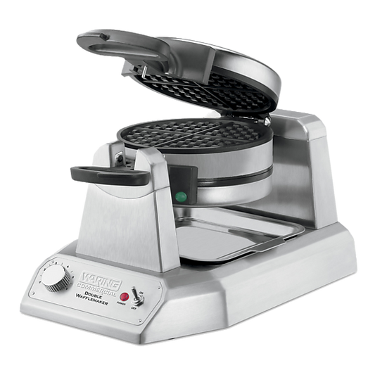 Waring WWD200 Heavy-Duty Double Vertical Classic Waffle Maker — 120V, 1300W