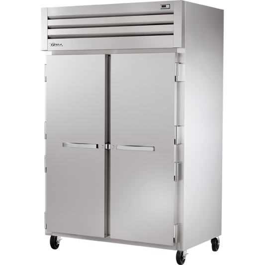 True STR2H-2S Reach-In Solid Swing Door Heated Cabinet