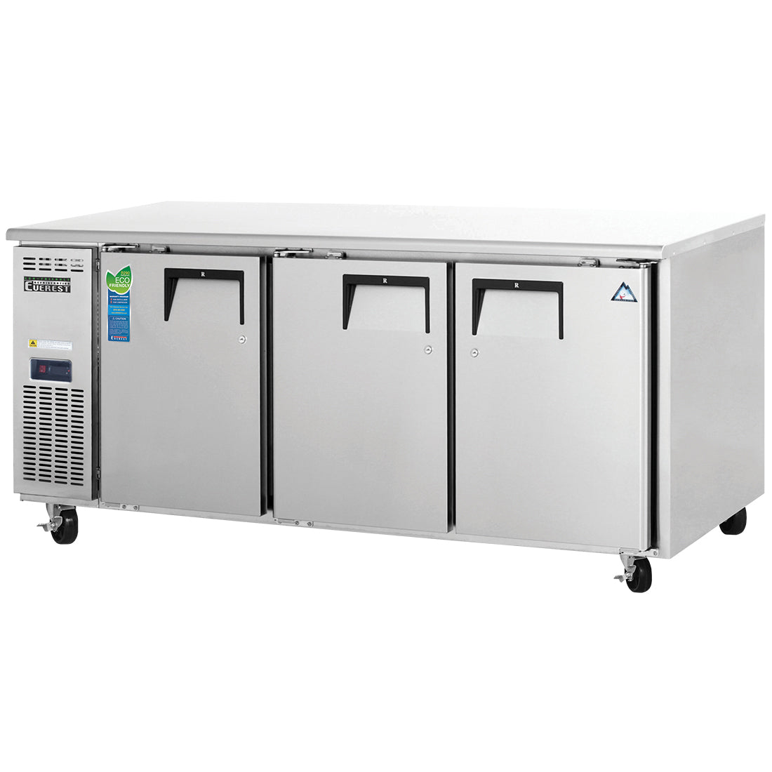 Everest Refrigeration ETR3 3 Door Undercounter Refrigerator, 7 1/2"