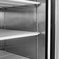 Atosa MCF8709GR Bottom Mount (2) Sliding Glass Door S/S In/Out Refrigerator Dimensions: 54-2/5 W * 29-7/10 D * 81- 1/5 H