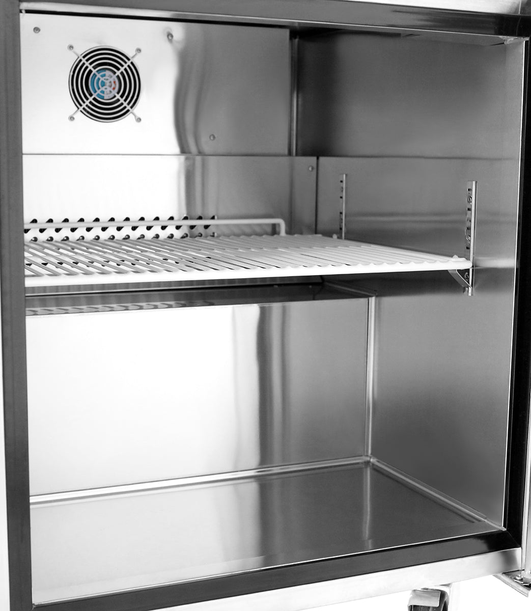Atosa MGF8405GR 27'' Undercounter-Freezer Right Hinged Dimensions: 27-1/2 W * 30 D * 34-1/8 H