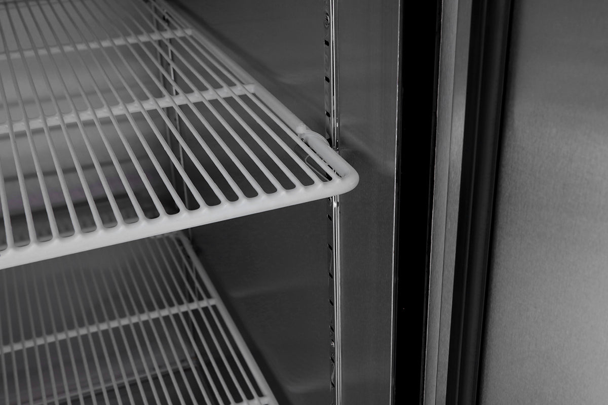 Atosa MBF8007GRL Top Mount (2) Divided Door Freezer Left Hinged