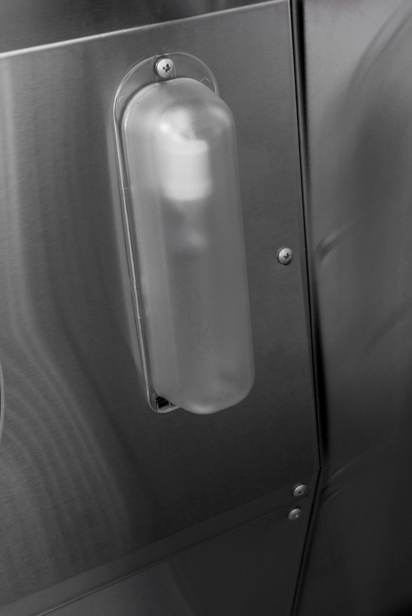Atosa MBF8010GR Top Mount (2) Divided Door Refrigerator (RIGHT) Dimensions: 28-7/10 W * 31-7/10 D * 81- 3/10 H