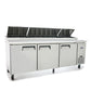 Atosa MPF8203GR 93'' Pizza Prep Table Dimensions: 93 W * 33-1/10 D * 44 H