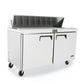 Atosa MSF8303GR 60'' Sandwich Prep. Table with 16 S/S Pans Dimensions: 60-1/5 W * 30 D * 44-3/10 H