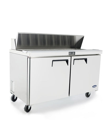 Atosa MSF8303GR 60'' Sandwich Prep. Table with 16 S/S Pans