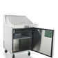 Atosa MSF8305GR 27'' Mega top Sandwich Prep. Table with 12 S/S Pans Dimensions: 27-1/2 W * 34 D * 46-3/5 H