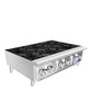 Atosa ACHP-6 HD 36'' (6) Burner Hotplate with Total 192,000 B.T.U.