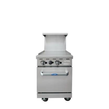 Atosa AGR-24G 24″ Gas Range with 24″ Griddle (Castors Included)