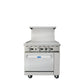 Atosa AGR-36G 36'' Wide Griddle with (1) 26'' 1/2 Wide Oven; 2 Oven Racks (Castors Included)