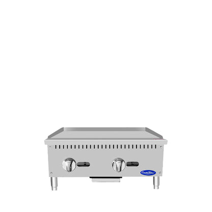Atosa ATMG-24* HD 24'' Manual Griddle with Total 60,000 B.T.U.