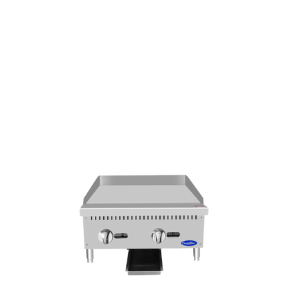 Atosa ATMG-24* HD 24'' Manual Griddle with Total 60,000 B.T.U.