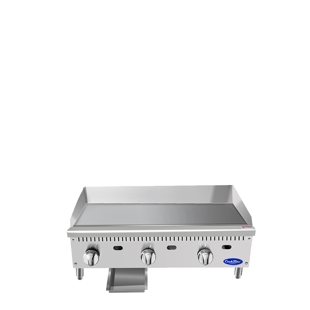 Atosa ATMG-36* HD 36'' Manual Griddle with Total 90,000 B.T.U.