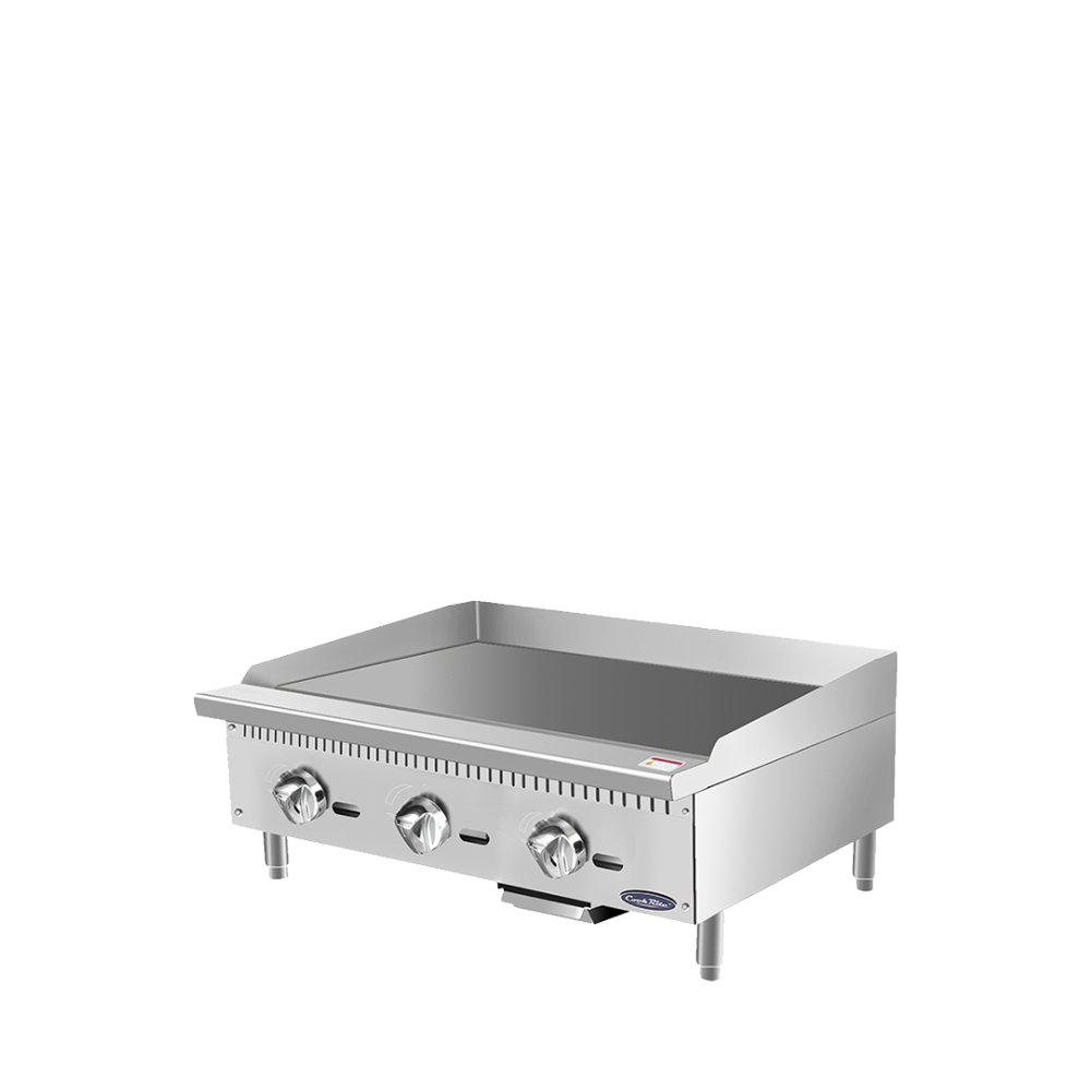 Atosa ATMG-36* HD 36'' Manual Griddle with Total 90,000 B.T.U.