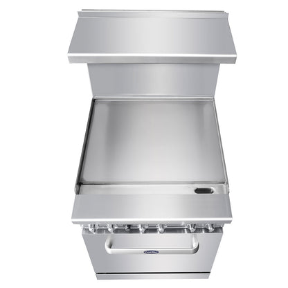 Atosa AGR-24G 24″ Gas Range with 24″ Griddle (Castors Included)