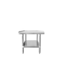 Atosa ATSE-3024 24" Stainless Steel Equipment Stand Dimension: 24"*30"*24"