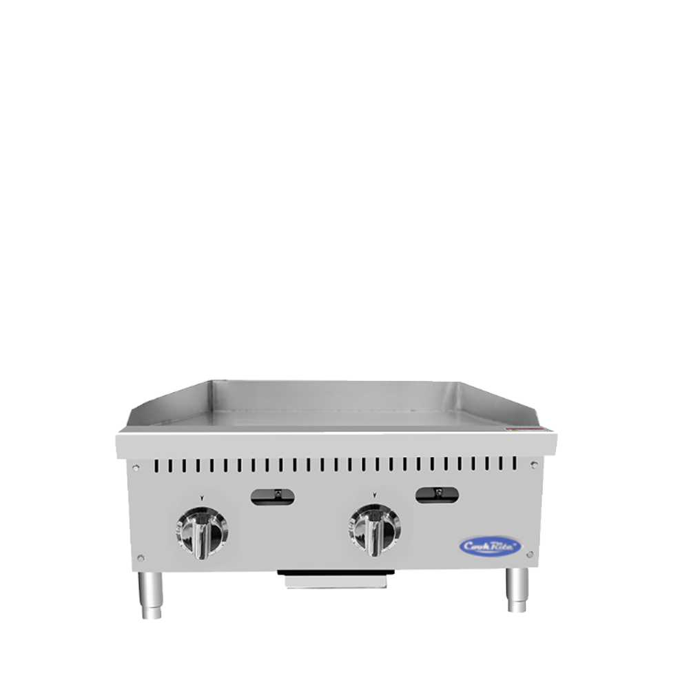Atosa ATTG-24* HD 24'' Thermo-Griddle with Total 50,000 B.T.U. (with 1" Griddle Plate)