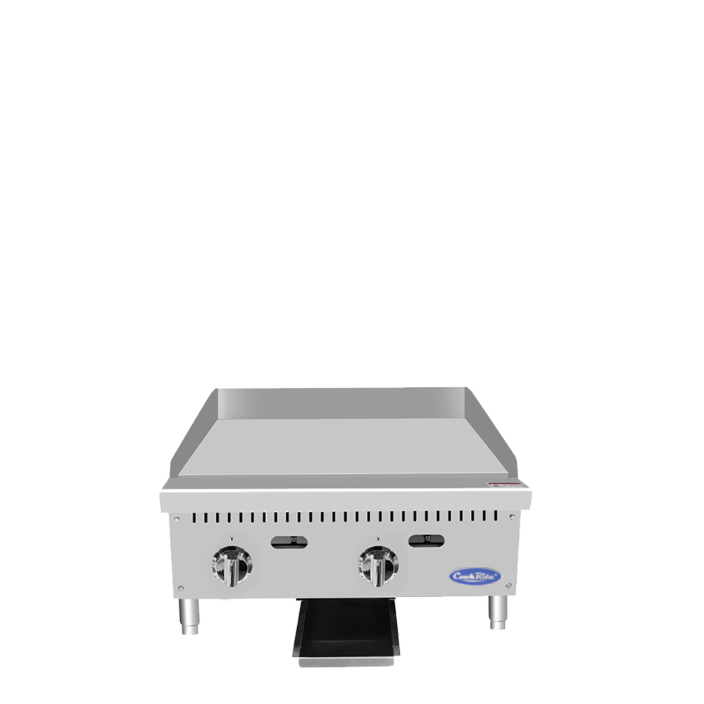 Atosa ATTG-24* HD 24'' Thermo-Griddle with Total 50,000 B.T.U. (with 1" Griddle Plate)