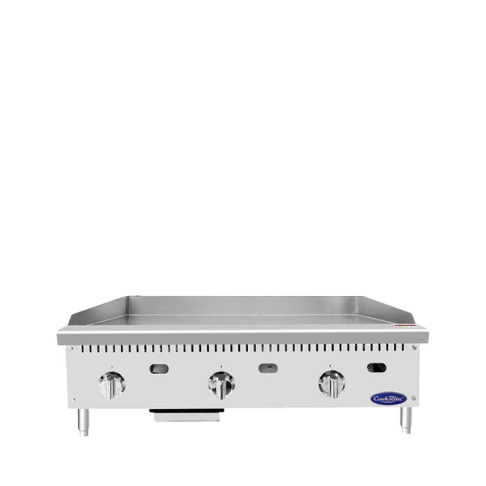 Atosa ATTG-36* HD 36'' Thermo-Griddle with Total 75,000 B.T.U. (with 1" Griddle Plate)