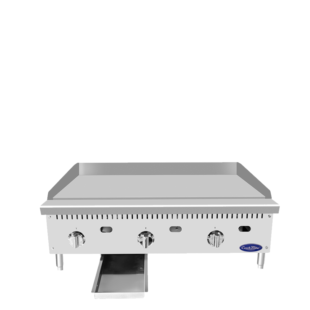 Atosa ATTG-36* HD 36'' Thermo-Griddle with Total 75,000 B.T.U. (with 1" Griddle Plate)