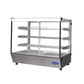Atosa CHDS-71 Countertop Heated Display Case - Square, 7.1 Cu Ft w/ 3 SS Shelves w/ 2 Rear Sliding Glass Doors Dimensions: 35-3/8 W * 22-1/2 D * 26-5/8 H