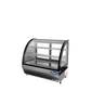 Atosa CRDC-35 Countertop Refrigerated Display Curved, 3.5 Cu Ft Dimension: 27-3/5 W * 22-1/10 D * 26-2/5 H