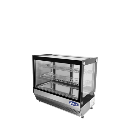 Atosa CRDS-42 Countertop Refrigerated Display Square, 4.2 Cu Ft