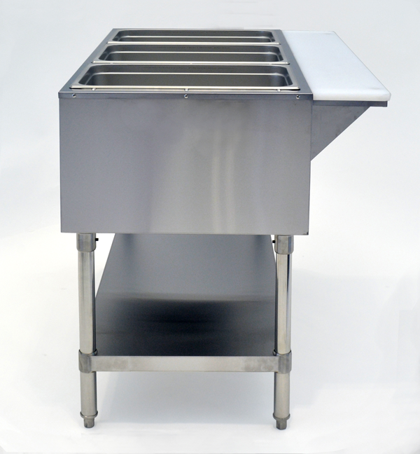 Atosa CSTEA-4C Electric Hot Food Table, 4 Wells 500W/well, 2000W/120V (Water Pans Included)