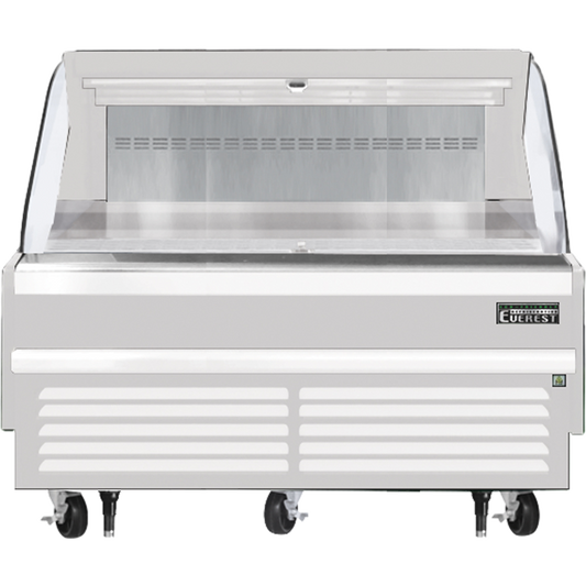 Everest Refrigeration EOMH-60-W-35-S Horizontal Open Air Merchandiser - White Exterior