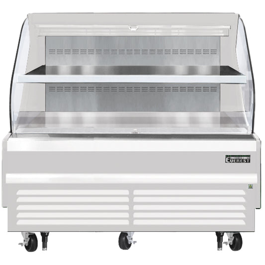 Everest Refrigeration EOMH-72-W-35-T Horizontal Open Air Merchandiser - White Exterior