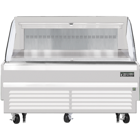 Everest Refrigeration EOMH-72-W-35-S Horizontal Open Air Merchandiser - White Exterior