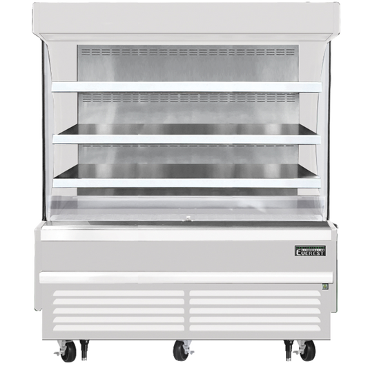 Everest Refrigeration EOMV-60-W-28-S Vertical Open Air Merchandiser - White Exterior