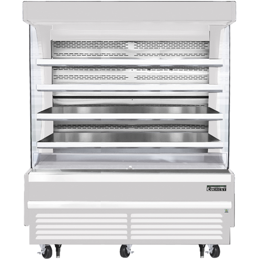 Everest Refrigeration EOMV-72-W-28-T Vertical Open Air Merchandiser - White Exterior