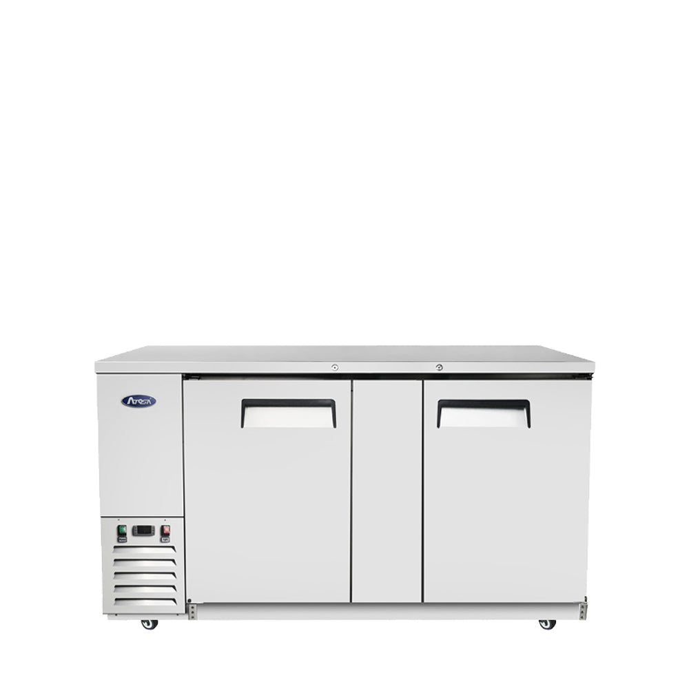 Atosa MBB69GR 69'' Back Bar Cooler - S/S Dimension: 68 W * 28-1/10 D * 40-1/10 H