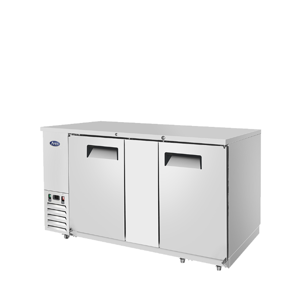Atosa MBB69GR 69'' Back Bar Cooler - S/S Dimension: 68 W * 28-1/10 D * 40-1/10 H