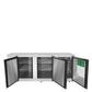 Atosa MBB90GR 90'' Back Bar Cooler - S/S Dimension: 89-3/10 W * 28-1/10 D * 40-1/10 H