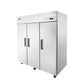 Atosa MBF8003GR Top Mount (3) Door Freezer Dimensions: 77-4/5 W * 31-7/10 D * 81-3/10 H