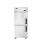 Atosa MBF8007GRL Top Mount (2) Divided Door Freezer Left Hinged Dimensions: 28-7/10 W * 31-7/10 D * 81-3/10 H