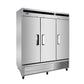 Atosa MBF8504GR Bottom Mount (3) Door Freezer Dimensions: 81-9/10 W * 31-7/10 D * 83-1/10 H