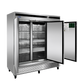 Atosa MBF8508GR Bottom Mount (3) Door Refrigerator Dimensions: 81- 9/10 W * 31-7/10 D * 83-1/10 H