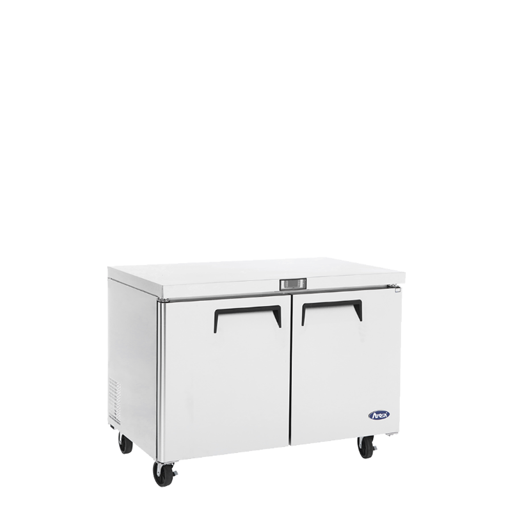Atosa MGF36FGR 36" Undercounter-Freezer Dimensions: 36-3/8 W * 30 D * 34-1/8 H