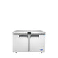 Atosa MGF8403GR 60'' Undercounter-Refrigerator Dimensions: 60-3/10 W * 30 D * 34-1/8 H