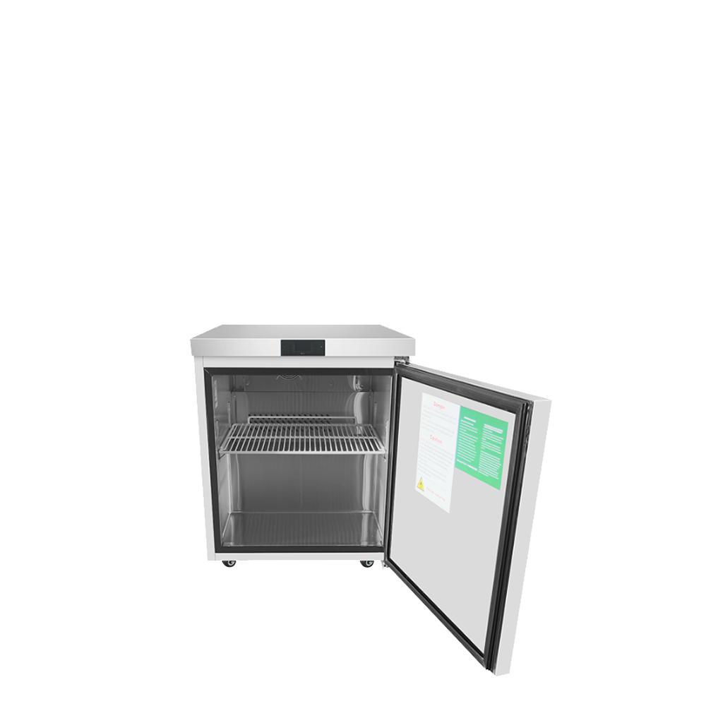 Atosa MGF8405GR 27'' Undercounter-Freezer Right Hinged Dimensions: 27-1/2 W * 30 D * 34-1/8 H