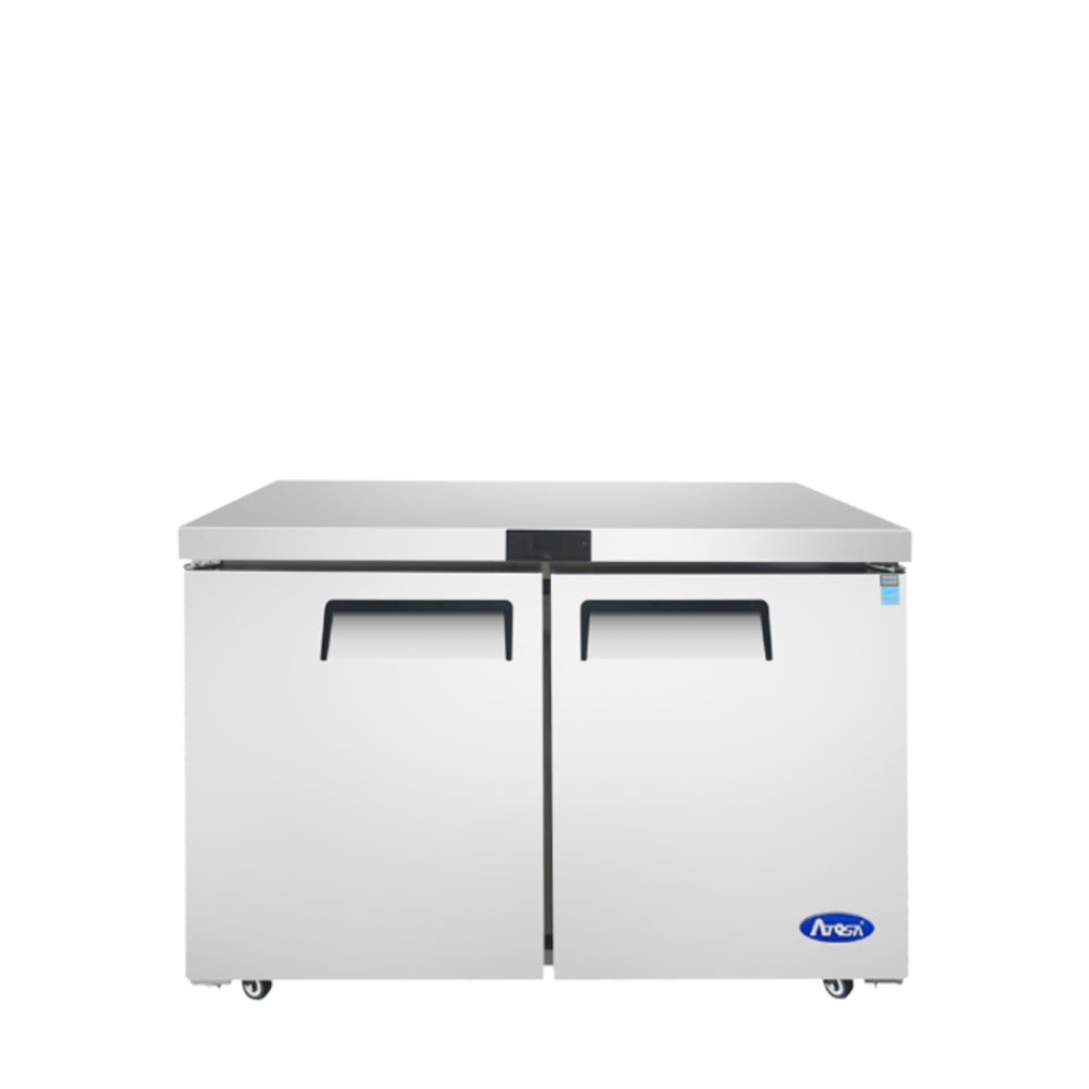 Atosa MGF8406GR 48'' Undercounter-Freezer Dimensions: 48-1/5 W * 30 D * 34-1/8 H