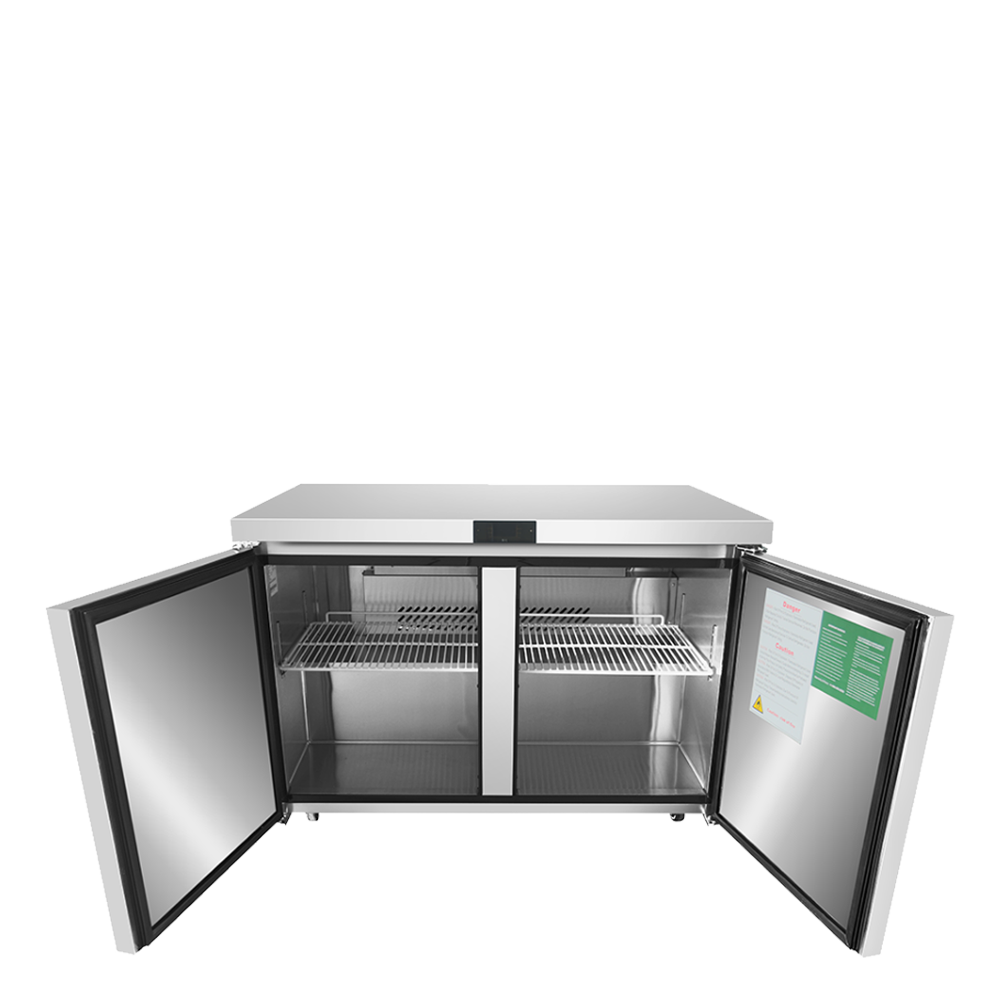 Atosa MGF8406GR 48'' Undercounter-Freezer Dimensions: 48-1/5 W * 30 D * 34-1/8 H